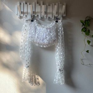 Majorelle Baby Bye Bye Top - White (Size: XS)